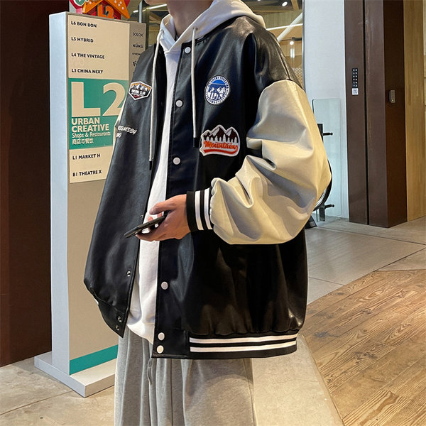 เสื้อแจ็คเก็ตเบสบอล เสื้อคลุม เสื้อแขนยาวสไตล์เกาหลี