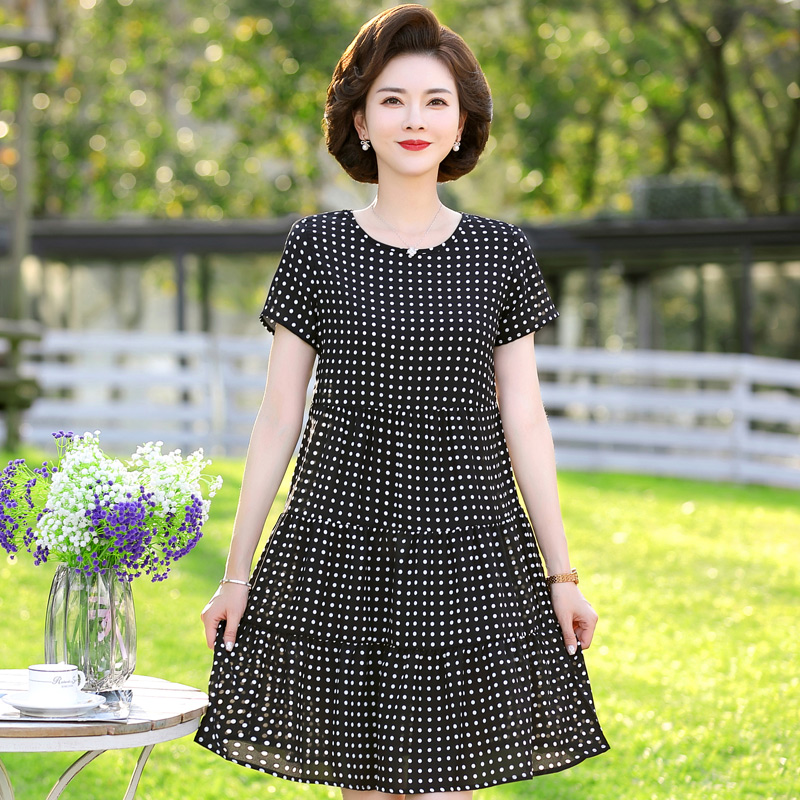 เดรสวัยผู้ใหญ่40-60ปี เดรสคุณแม่ ชุดเดรสทำงานวัยผู้ใหญ่ แบรนด์ MAMA DRESS