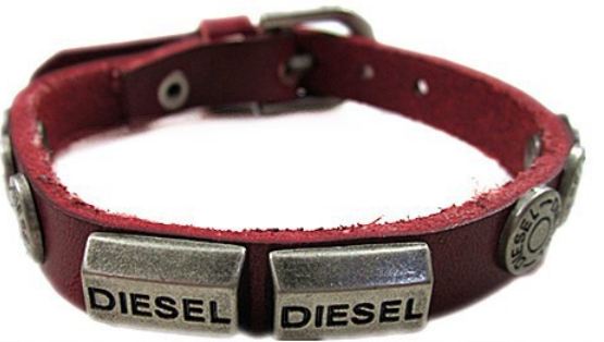 สร้อยข้อมือผู้ชาย สร้อยข้อมือ ผู้หญิง สร้อยข้อมือหนังแท้ Diesel สร้อยข้อมือ เท่ ๆ สำหรับวัยรุ่น สวยเก๋ มีสไตล์ สีส้ม น้ำตาล แดง ดำ 937958