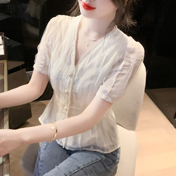 เสื้อชีฟองเกาหลี เสื้อชีฟองสวยๆ