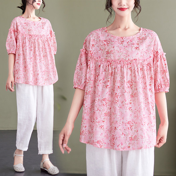 เสื้อลินิน แบบเสื้อสวยๆ เสื้อผ้าฝ้ายลินิน เสื้อเชิ้ตผ้าลินิน BY LININ
