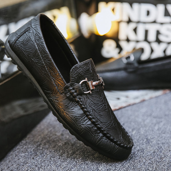 รองเท้าโลฟเฟอร์ชาย รองเท้าผู้ชาย รองเท้าแฟชั่นชาย รองเท้าหนังผู้ชาย Men Loafer Slip-On Shoes