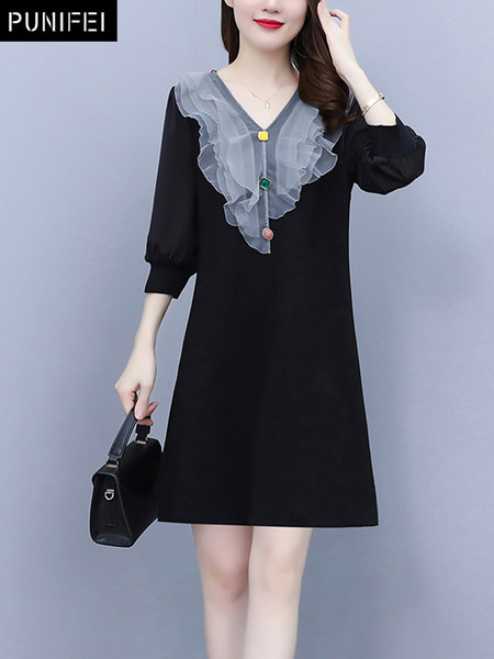 เดรสวัยผู้ใหญ่40-60ปี เดรสคุณแม่ ชุดเดรสทำงานวัยผู้ใหญ่ แบรนด์ MAMA DRESS