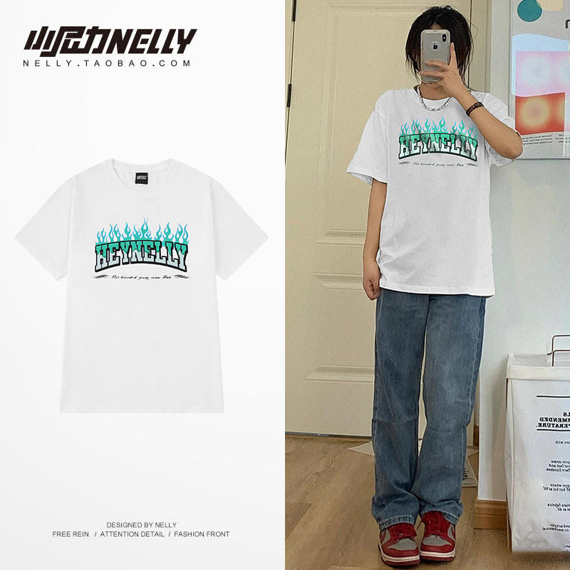 เสื้อยืดคอกลม ผู้ชาย เสื้อยืดผู้ชายเกาหลี เสื้อยืดเกาหลี แบรนด์ NELLY