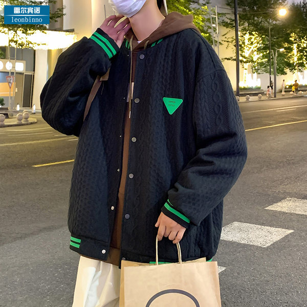 เสื้อแจ็คเก็ตเบสบอล เสื้อคลุม เสื้อแขนยาวสไตล์เกาหลี