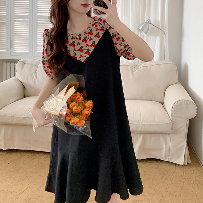 เดรสวัยรุ่น-เดรสคนอ้วนวัยรุ่น L-4XL(อก38-46 นิ้ว)