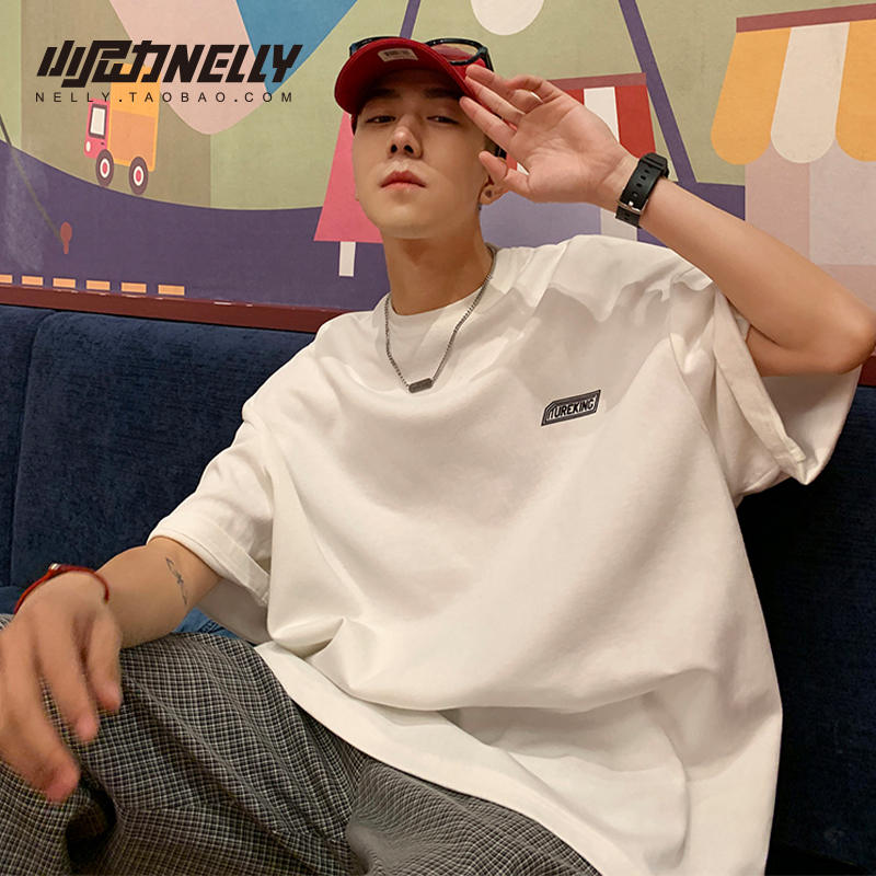เสื้อยืดคอกลม ผู้ชาย เสื้อยืดผู้ชายเกาหลี เสื้อยืดเกาหลี แบรนด์ NELLY
