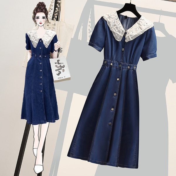 เดรสคนอ้วน เดรสสาวอวบ ชุดเดรสคนอ้วนวัยรุ่น BY PLUS SIZE Girl