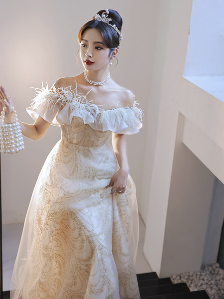 ชุดราตรี ชุดออกงาน ดีไซน์หรู แบรนด์ Angel