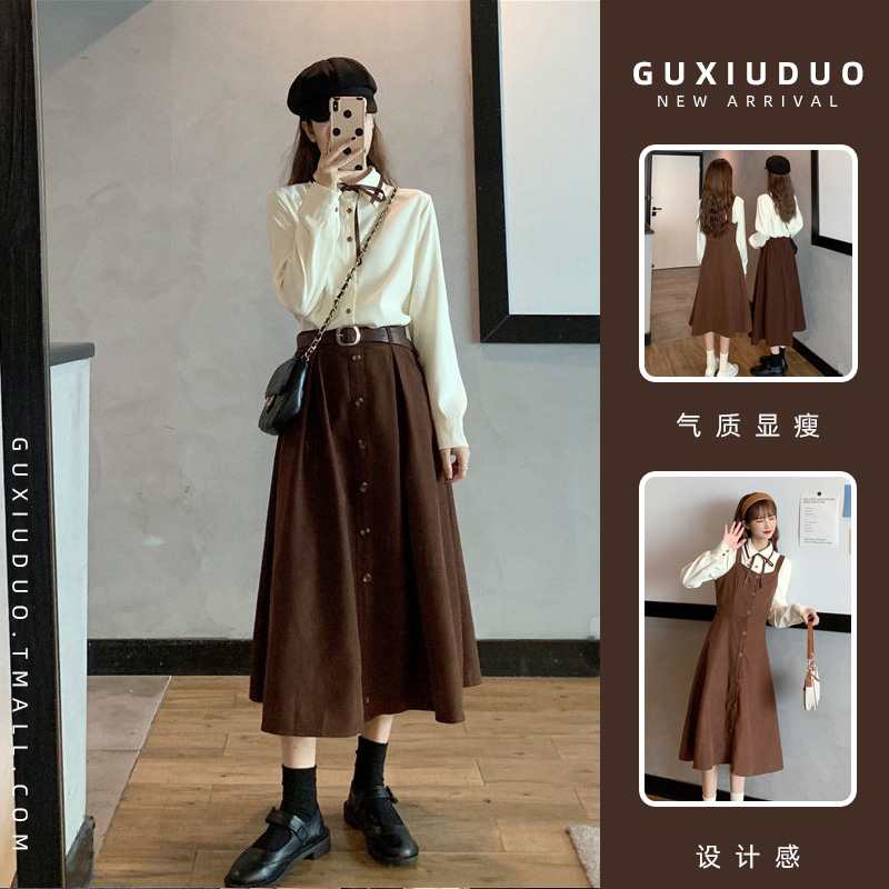 เดรสแขนสั้นมีไซส์L-4XLอก38-47นิ้ว