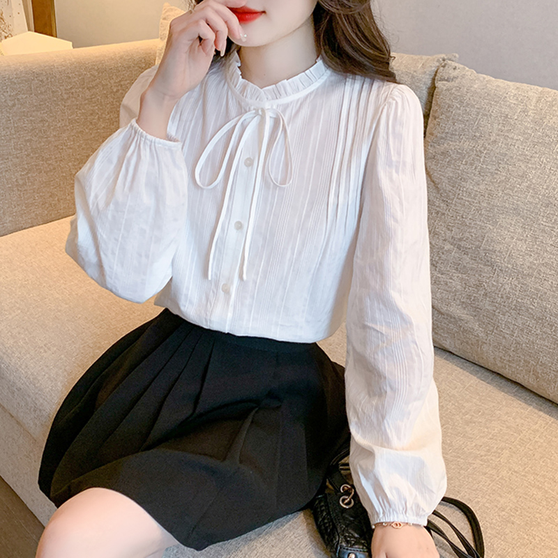 เสื้อเชิ้ตผู้หญิงใส่ทํางาน 390 บาทต่อชิ้น ฟรีค่าจัดส่ง