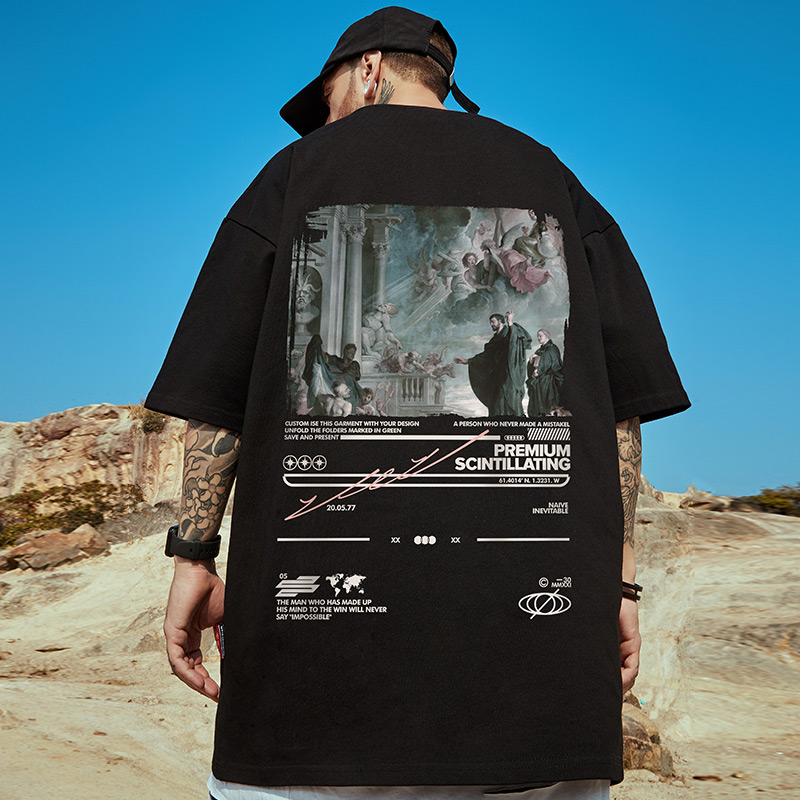 เสื้อยืดผู้ชายอ้วน S-5XL(อกเสื้อ39-51นิ้ว)