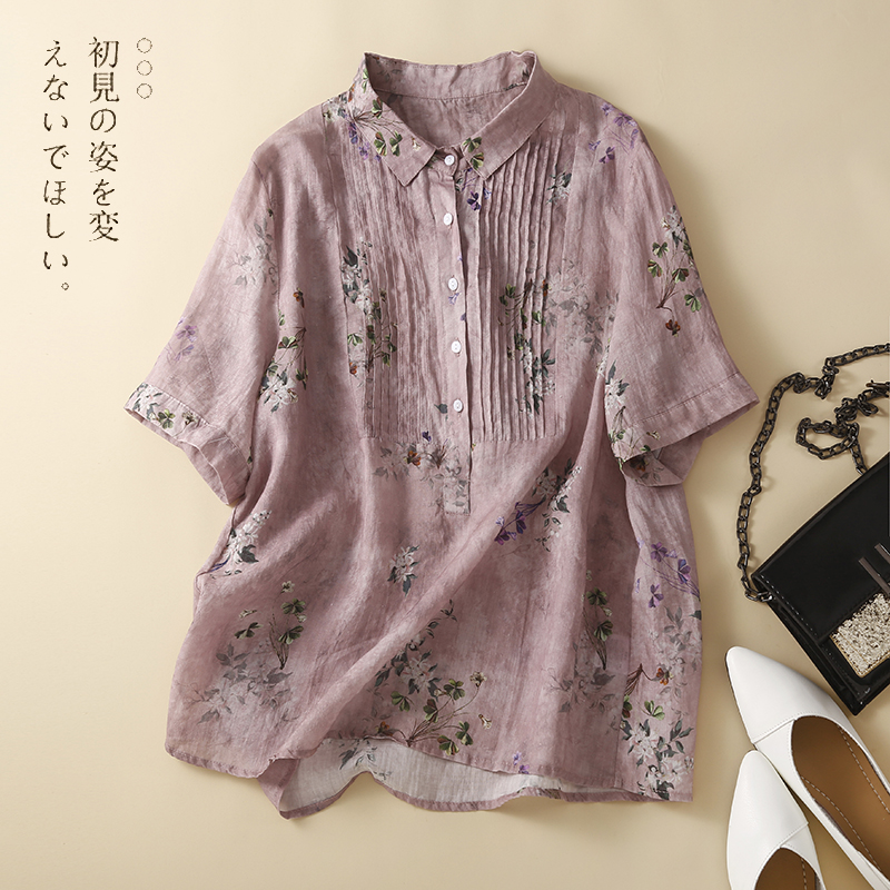 เสื้อลินิน เสื้อผ้าฝ้ายลินิน เสื้อเชิ้ตผ้าลินิน