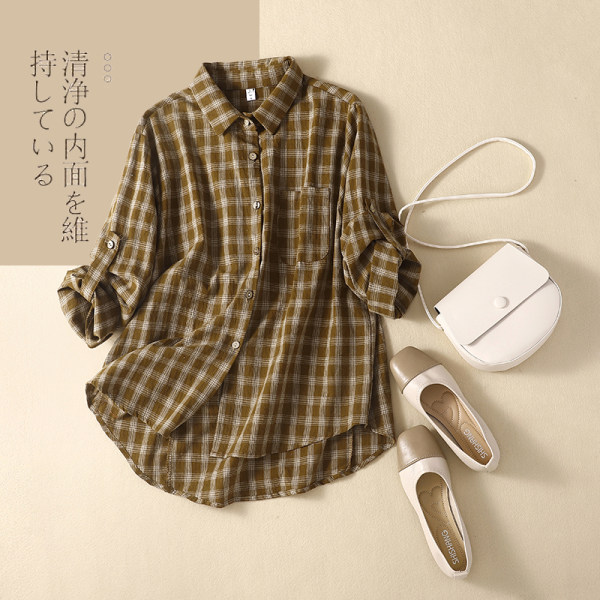 เสื้อลินิน แบบเสื้อสวยๆ เสื้อผ้าฝ้ายลินิน เสื้อเชิ้ตผ้าลินิน BY LININ