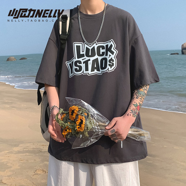เสื้อยืดคอกลม ผู้ชาย เสื้อยืดผู้ชายเกาหลี เสื้อยืดเกาหลี แบรนด์ NELLY