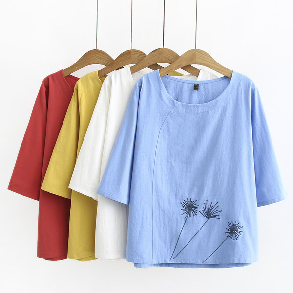 เสื้อลินินสไตล์ผู้ใหญ่ เสื้อคุณแม่ เสื้อผู้ใหญ่ แบรนด์ LININ