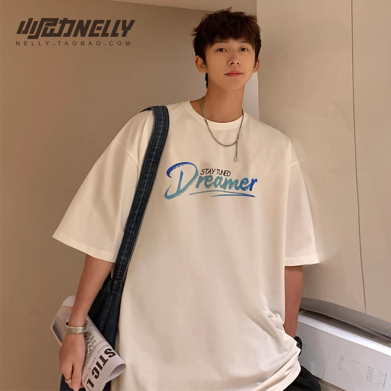 เสื้อยืดคอกลม ผู้ชาย เสื้อยืดผู้ชายเกาหลี เสื้อยืดเกาหลี แบรนด์ NELLY