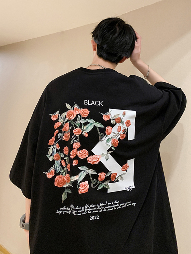เสื้อยืดผู้ชายอ้วน S-5XL(อกเสื้อ39-51นิ้ว)