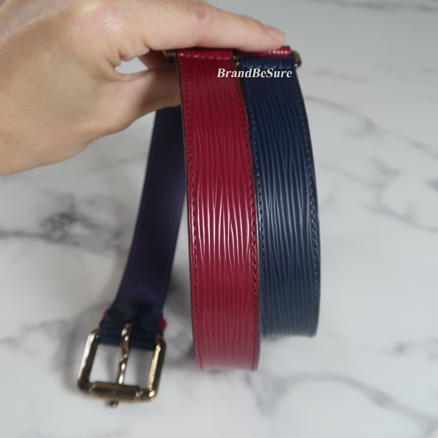 Louis Vuitton Tricolor EPI Leather Belt
