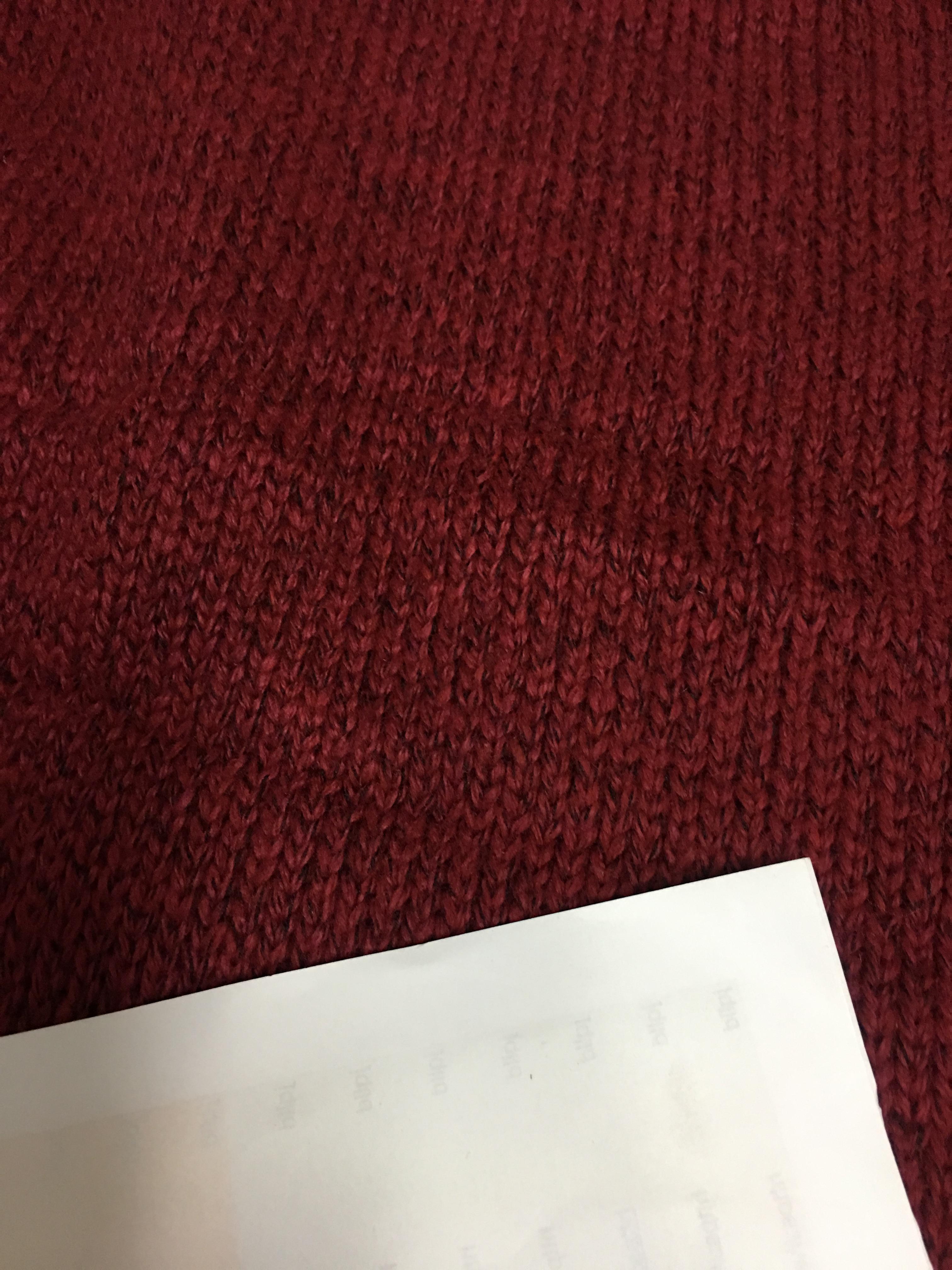 Sweater เสื้อไหมพรมถักตัวยาว สีแดงใส่ตัวเดี๋ยวได้เลยเก๋ๆ ไหมพรมนุ่มยืดได้เยอะ แดง