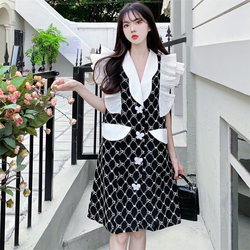 เดรสวัยรุ่น-เดรสคนอ้วนวัยรุ่น L-4XL(อก38-46 นิ้ว)