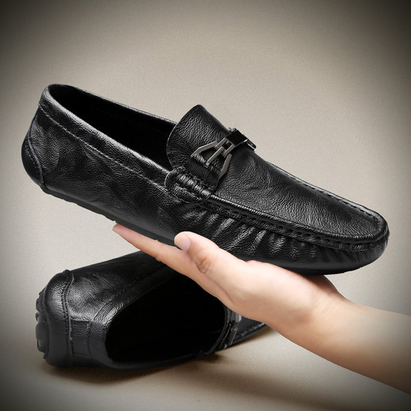 รองเท้าหนังผู้ชาย มีไซส์39-44 รองเท้าโลฟเฟอร์ชาย Slip-On Shoes