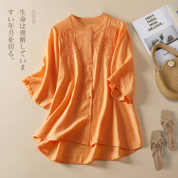 เสื้อลินิน แบบเสื้อสวยๆ เสื้อผ้าฝ้ายลินิน เสื้อเชิ้ตผ้าลินิน BY LININ