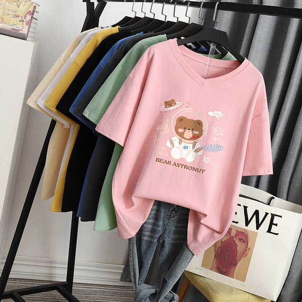 เสื้อโอเวอร์ไซส์เกาหลี เสื้อยืดพลัสไซส์ เสื้อยืดคนอ้วน เสื้อยืดโอเวอร์ไซส์ผู้หญิง