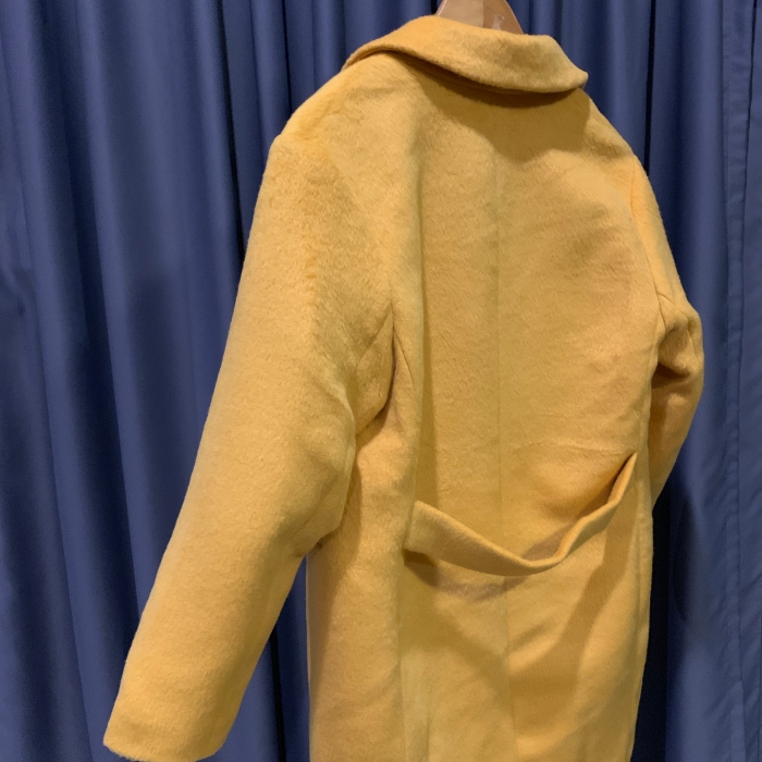 เสื้อโค้ท สไตล์เกาหลี ทรงคลาสสิค ผ้าขนสั้น พร้อมบุซะบใน ใส่ง่ายเข้ากับทุกชุด กันหนาวได้ดี พร้อมส่ง สีเหลือง