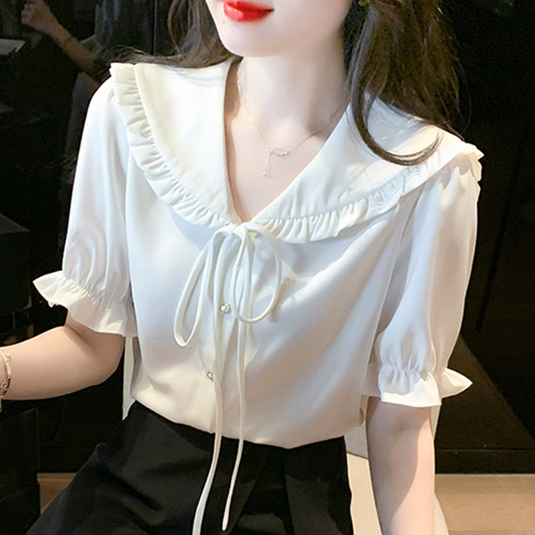 เสื้อชีฟองเกาหลี เสื้อชีฟองสวยๆ