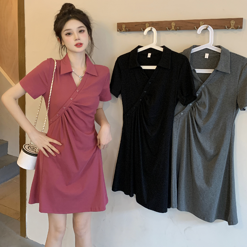 เดรสวัยรุ่น-เดรสคนอ้วนวัยรุ่น L-4XL(อก38-46 นิ้ว)
