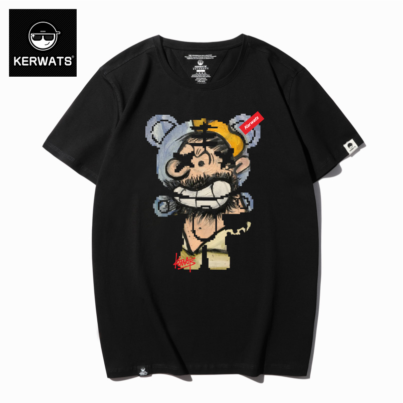 เสื้อยืดผู้ชายอ้วน S-6XL น้ำหนักผู้สวม 50-135 กิโลกรัม