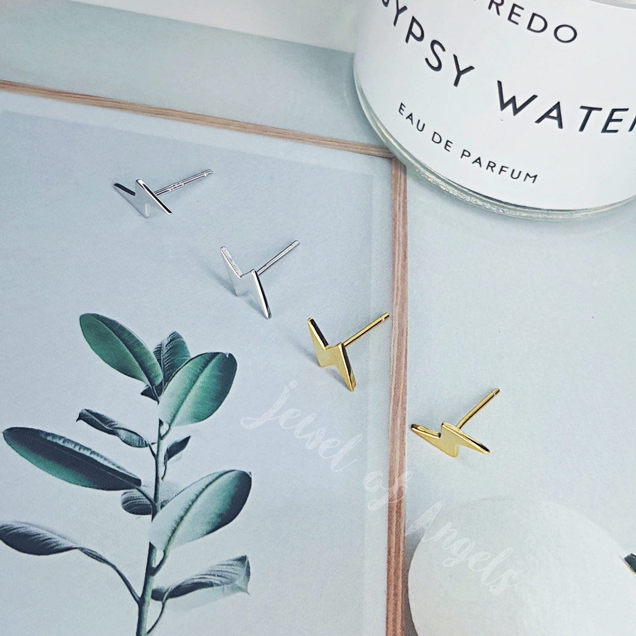 ต่างหูเงินแท้ S925 รุ่น Thunder ต่างหูสายฟ้า เงินแท้ทั้งชิ้น Silver925 ต่างหูผู้ชาย ต่างหูผู้หญิง ตุ้มหูเงินแท้