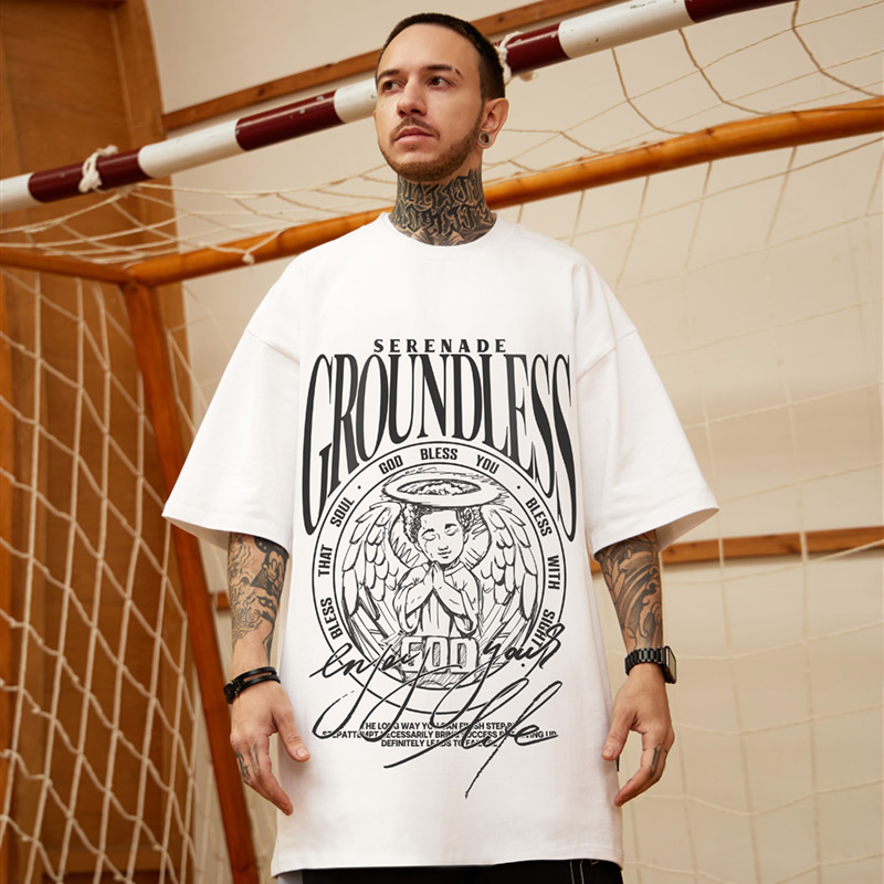 เสื้อยืดผู้ชายอ้วน S-5XL(อกเสื้อ39-51นิ้ว)