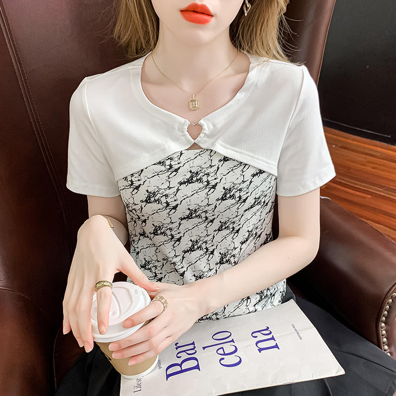 เสื้อยืดวัยรุ่นน่ารักๆ เสื้อวัยรุ่นแขนสั้น เสื้อผ้าวัยรุ่นเกาหลี แบรนด์ Wiyike