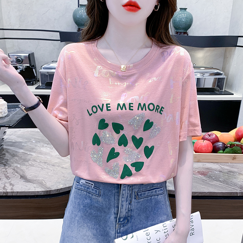 เสื้อผ้าวัยรุ่นเกาหลี เสื้อยืดวัยรุ่นผู้หญิง มีขนาด S M L XL