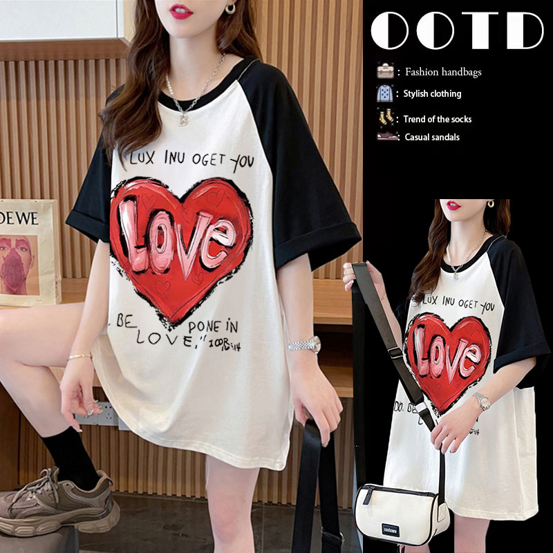 เสื้อยืดคนอ้วนแบบโอเวอร์ไซส์แบบ ulzzang fashion สนใจทักแชท