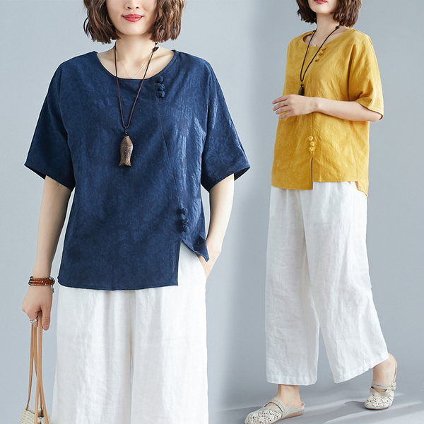เสื้อผ้าฝ้ายสไตล์วินเทจ ใส่ตั้งแต่สาวผอม-สาวอวบ น้ำหนักตัว50-90 กิโลกรัม By Meimei plus size