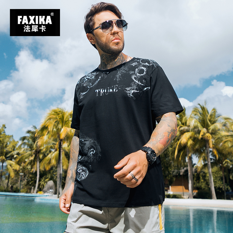เสื้อยืดผู้ชายอ้วน S-5XL(อกเสื้อ39-51นิ้ว)