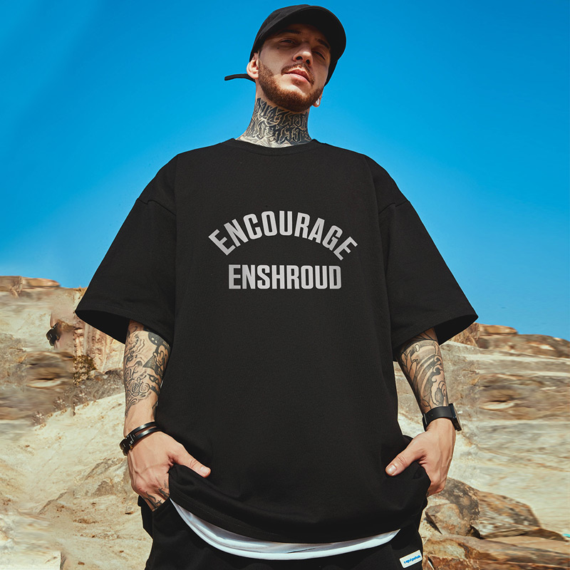 เสื้อยืดผู้ชายอ้วน S-5XL(อกเสื้อ39-51นิ้ว)