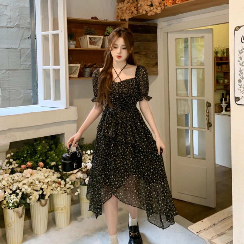 เดรสแขนสั้น มีไซส์ L-4XLอก 38-47 นิ้ว ใส่ได้ทั้งสาวหุ่นดีน่ารักจนถึงสาวอวบพลัสไซส์ จัดส่งฟรี! ทักแชทสั่งซื้อ