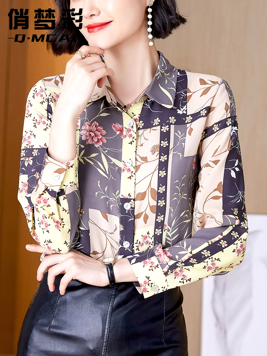 เสื้อเชิ้ต เสื้อเชิ้ตชีฟอง ลายสวยๆฟรีค่าส่ง