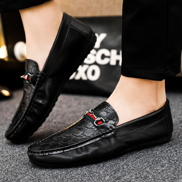 รองเท้าโลฟเฟอร์ชาย รองเท้าผู้ชาย รองเท้าแฟชั่นชาย รองเท้าหนังผู้ชาย Men Loafer Slip-On Shoes