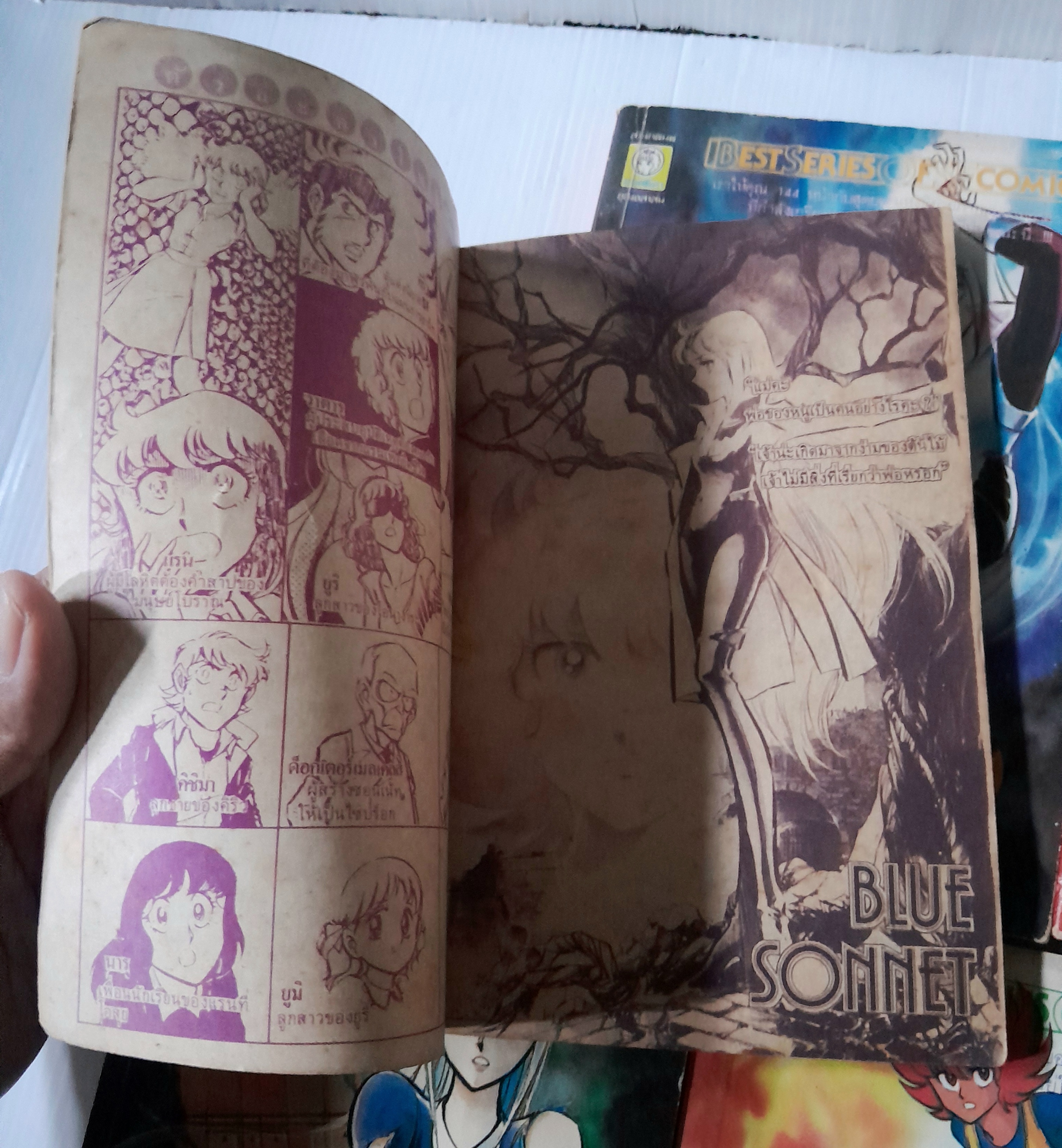 BLUE SONบลูซอนเน้ท (ภาค 1) 10 เล่มจบ (ขาดเล่ม 2 กับ 6) / MASAHIRO SHIBATA