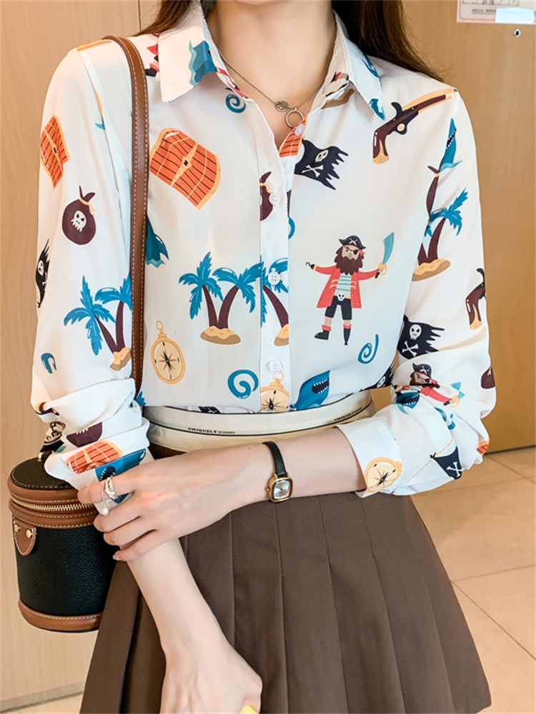 เสื้อลูกไม้ เสื้อเชิ้ตแขนยาว