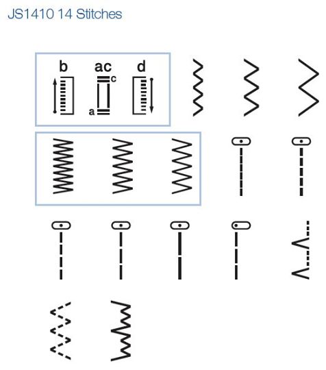 พร้อมส่ง จักรเย็บผ้า จักรเย็บผ้าไฟฟ้า จักรเย็บผ้า Brother JV1400 ลายเย็บ 14 ลาย + แถมฟรี แผ่นรอง
