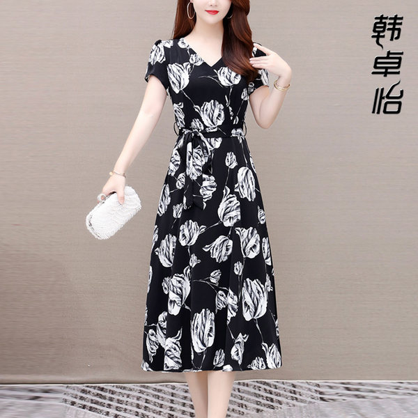 เดรสวัยผู้ใหญ่40-60ปี เดรสคุณแม่ ชุดเดรสทำงานวัยผู้ใหญ่ แบรนด์ MAMA DRESS