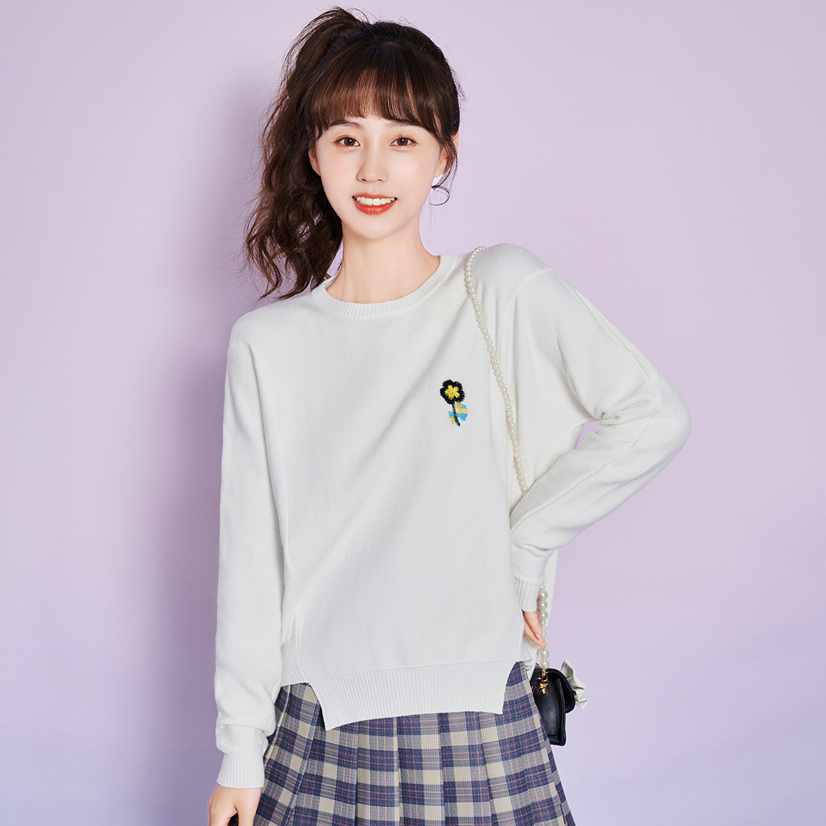 เสื้อไหมพรม เสื้อไหมพรมแขนยาว