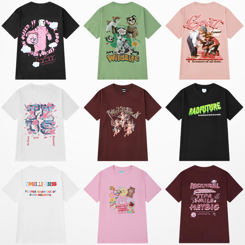 เสื้อยืดคอกลม ผู้ชาย เสื้อยืดผู้ชายเกาหลี เสื้อยืดเกาหลี แบรนด์ NELLY