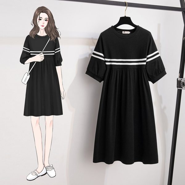 เดรสคนอ้วน เดรสสาวอวบ ชุดเดรสคนอ้วนวัยรุ่น BY PLUS SIZE Girl